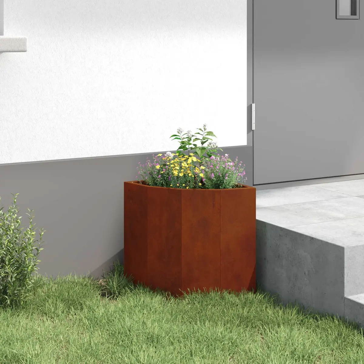 Corner Garden Planter for Outdoor Spaces