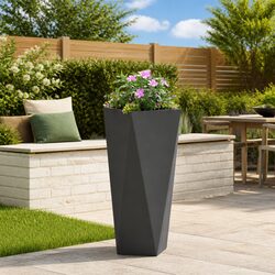 Durable Steel Garden Planter Box for Outdoor Use 30x30x75cm
