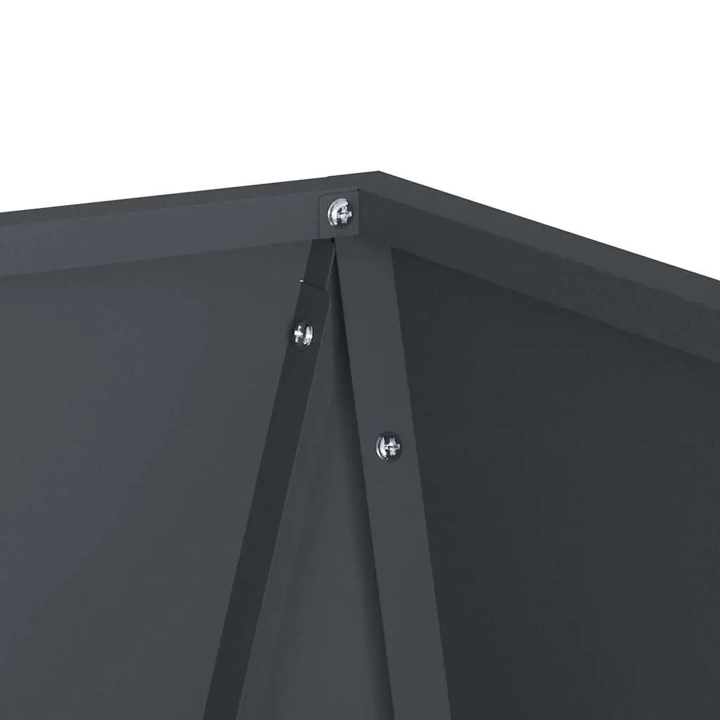 Steel Planter Box 50 x 50 x 75 cm Anthracite 2pcs