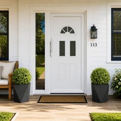 Durable Steel Planter Box 40x40x40cm for Outdoor Spaces