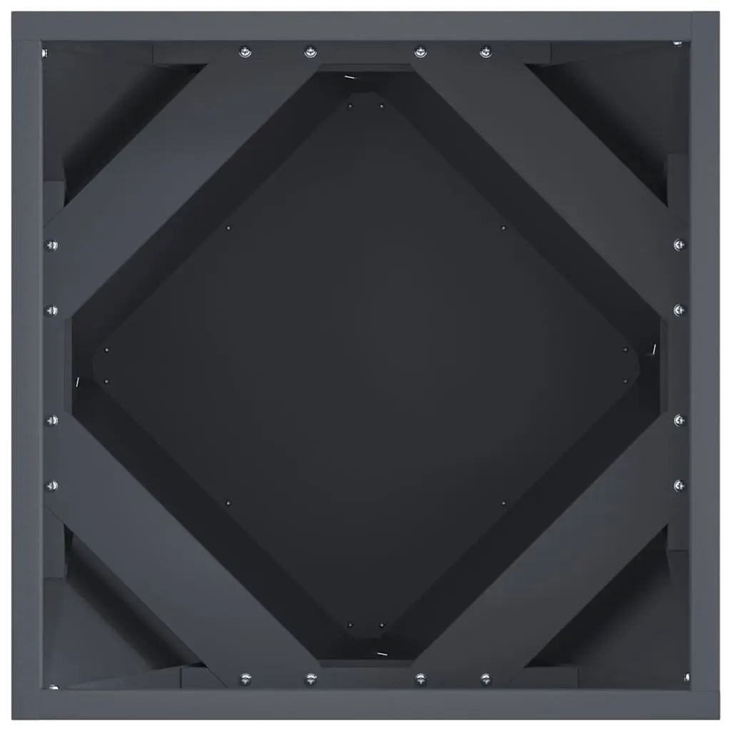 Steel Planter Box 40x40x40cm Anthracite 2 Pieces