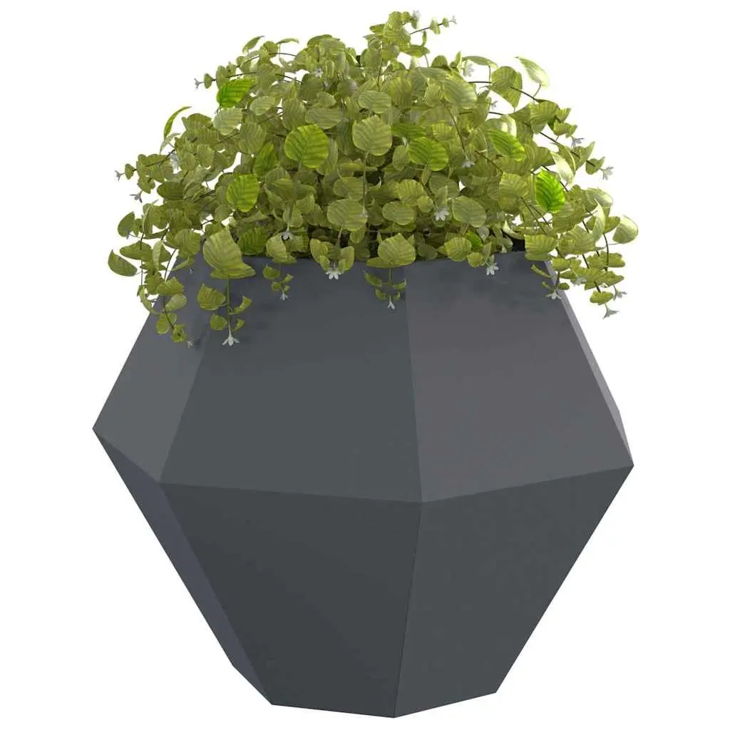 Steel Planter Box Set in Anthracite