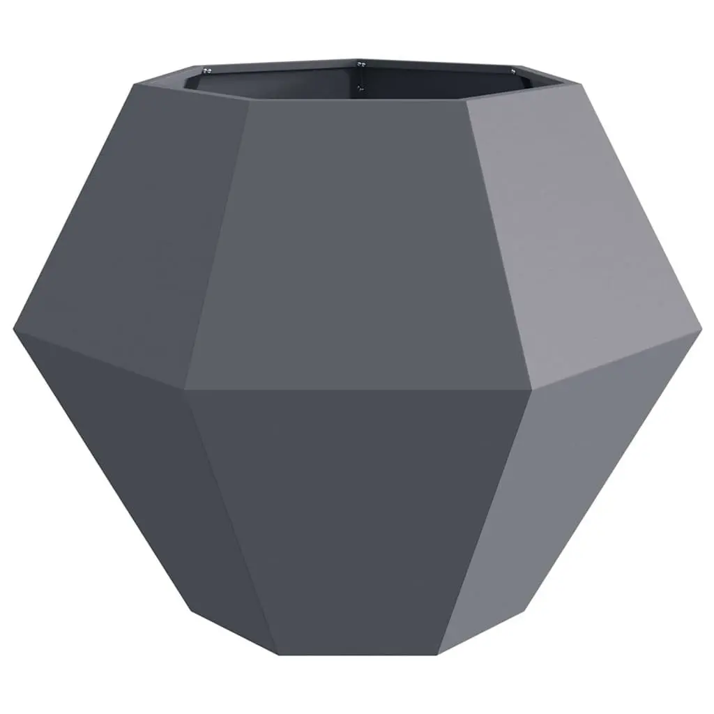 Steel Planter Box Set in Anthracite