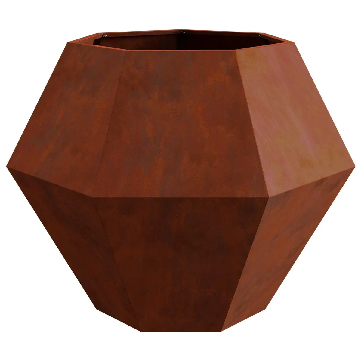 Rectangular Steel Garden Planter for Outdoors