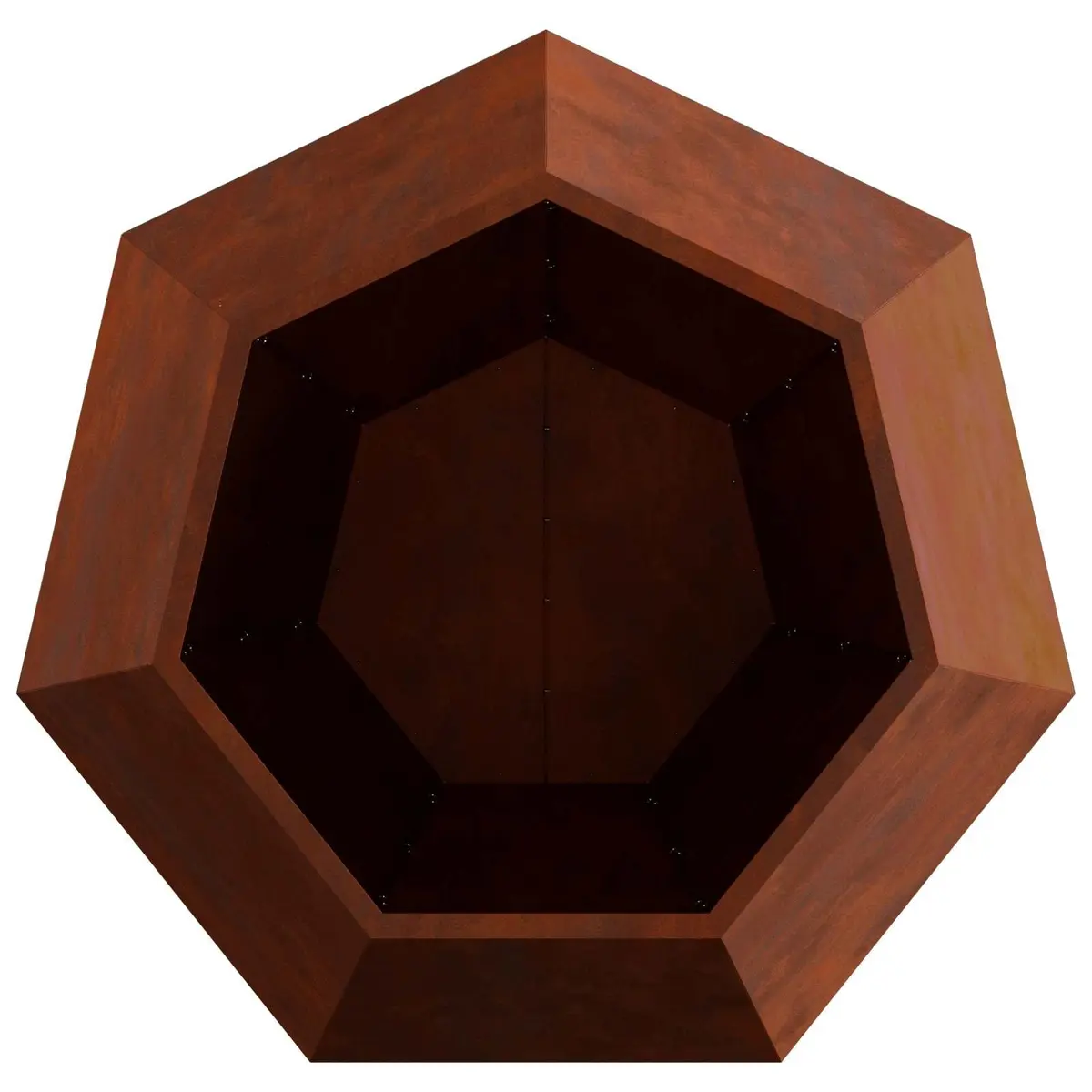 Rectangular Steel Garden Planter for Outdoors