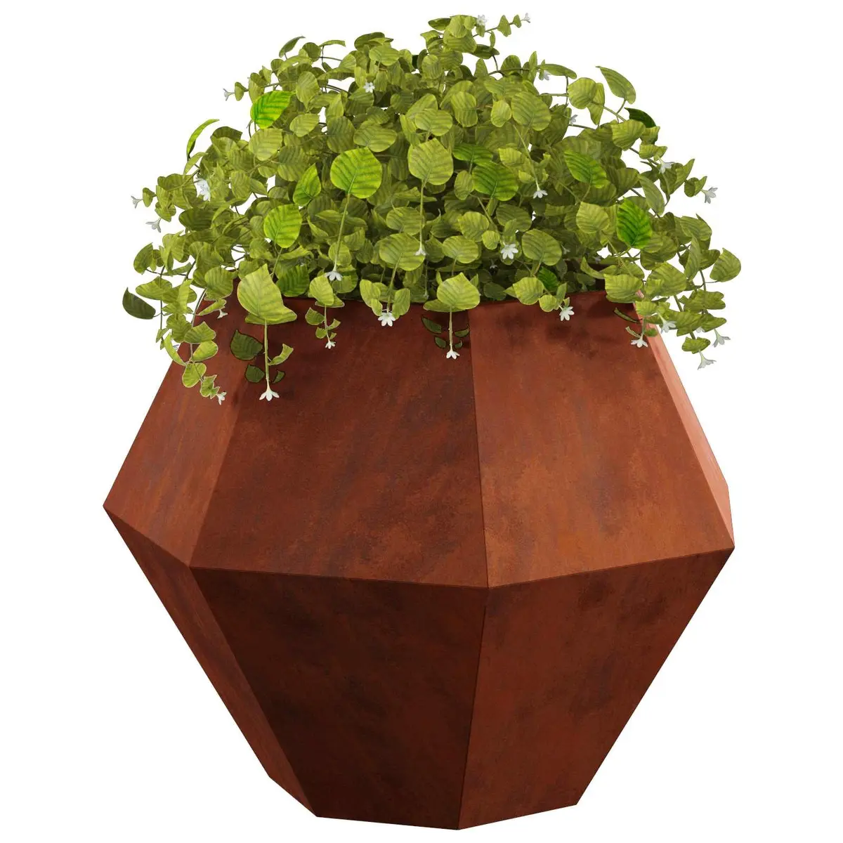 Steel Rectangular Garden Planter for Outdoor Spaces