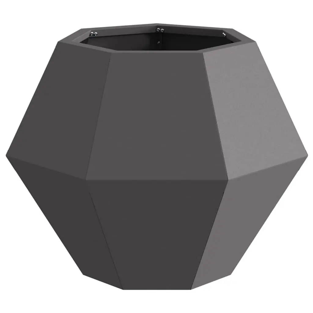 Black Rectangular Garden Planter 50 x 50 x 40 cm