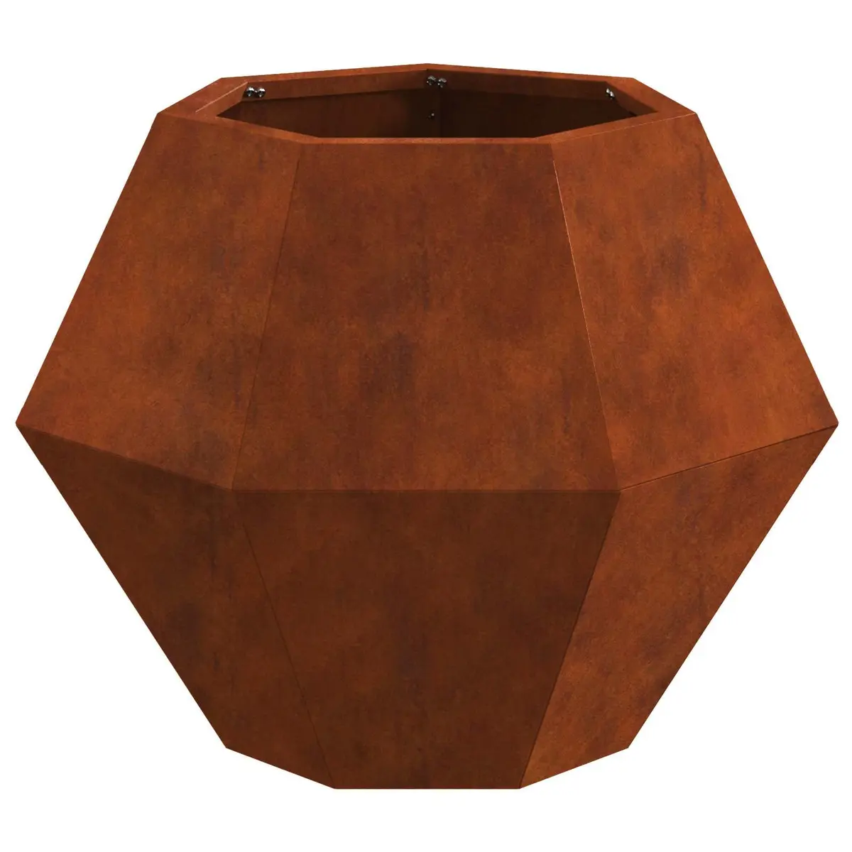 Steel Rectangular Garden Planter Set 50x50x40cm