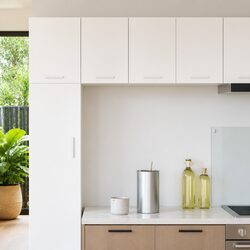 Premium White Modern Hanging Kitchen Cabinet with Door