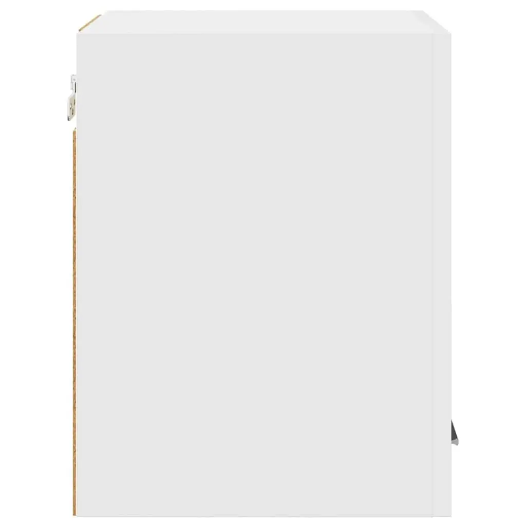 White Modern Hanging Kitchen Cabinet with Door