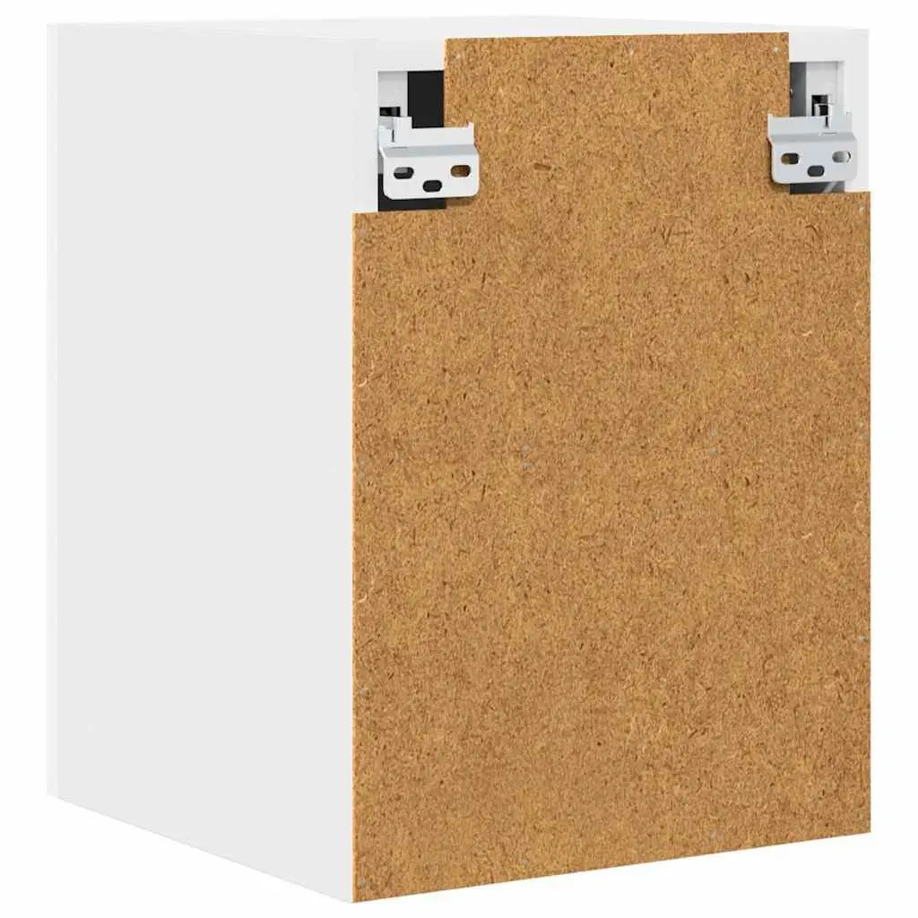 White Modern Hanging Kitchen Cabinet with Door