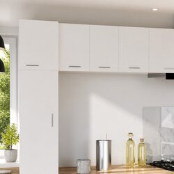 Stylish White Hanging Kitchen Cabinet for Modern Storage