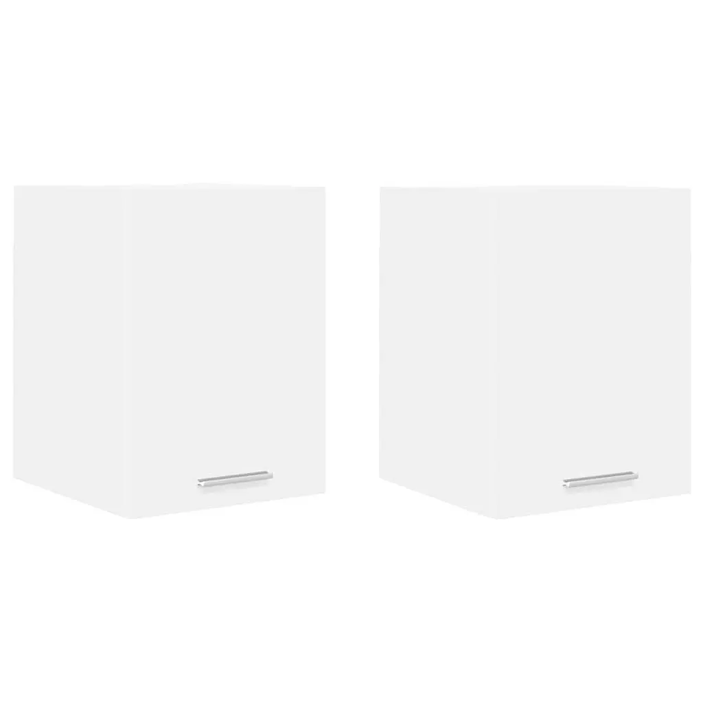 Hanging Kitchen Cabinet White Modern Storage Engineered Wood 30 x 31 x 40 cm