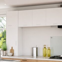 White Engineered Wood Wall-Mounted Kitchen Cabinet 40x31x40cm