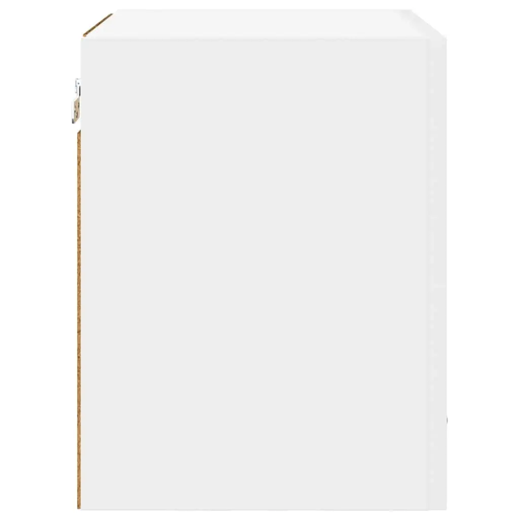White Engineered Wood Wall-Mounted Kitchen Cabinet 40x31x40cm