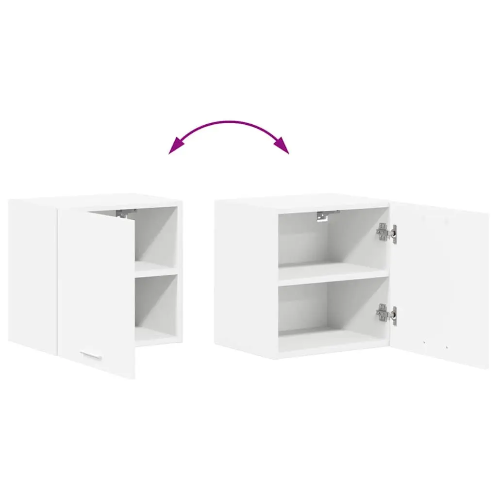 Hanging Kitchen Cabinet 2 Pieces White Modern Storage 40 x 31 x 40 cm