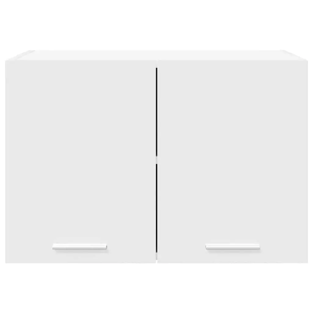 Hanging Kitchen Cabinet 2 pcs White Modern Storage Cupboard 60x31x40cm