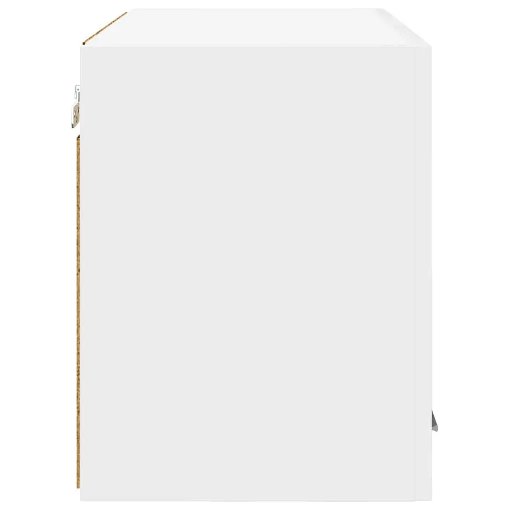 Hanging Kitchen Cabinet 2 pcs White Modern Storage Cupboard 60x31x40cm