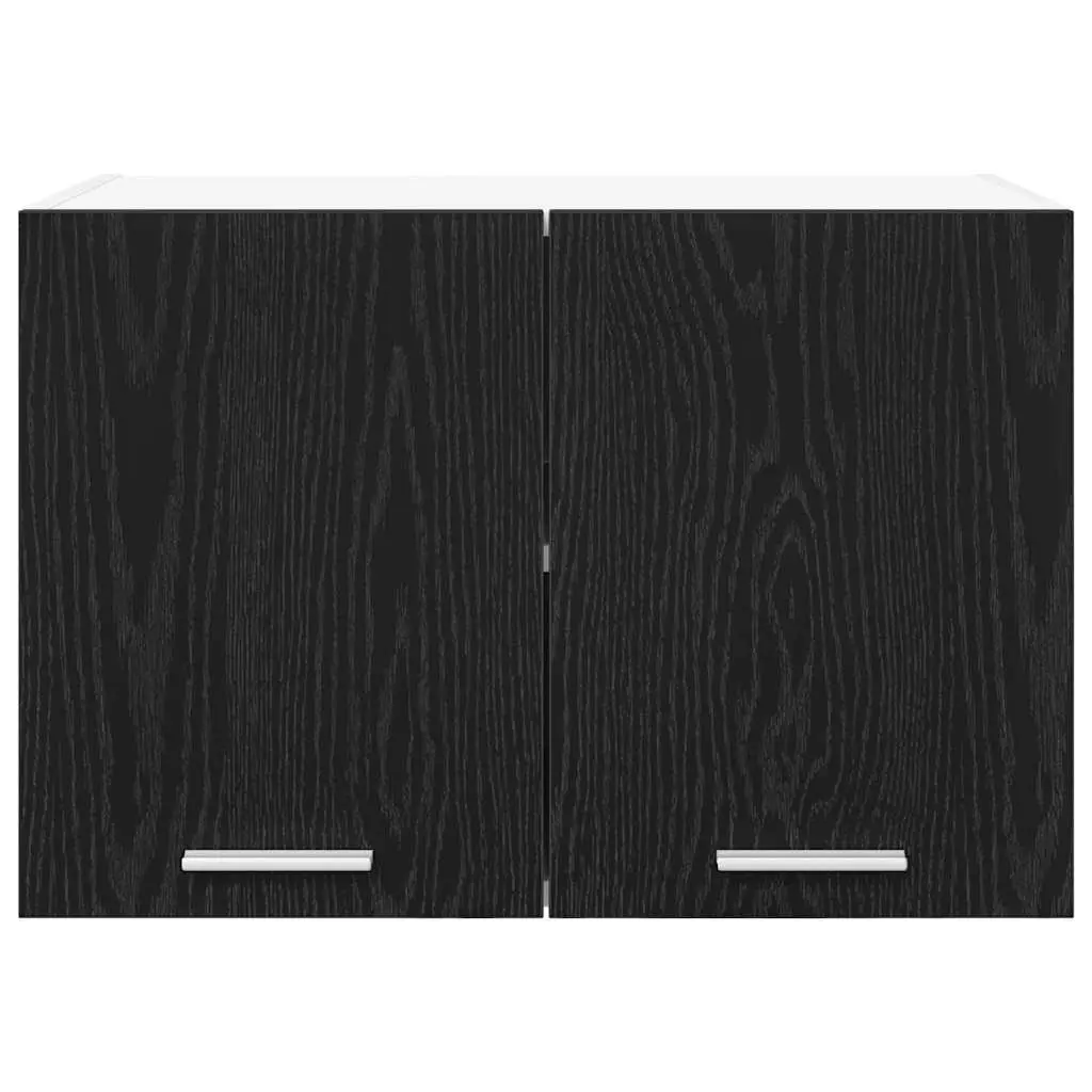 Black Oak White Hanging Kitchen Cabinet 60x31x40cm