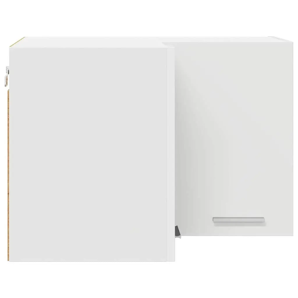 White Modern Hanging Kitchen Cabinet with Durable Build