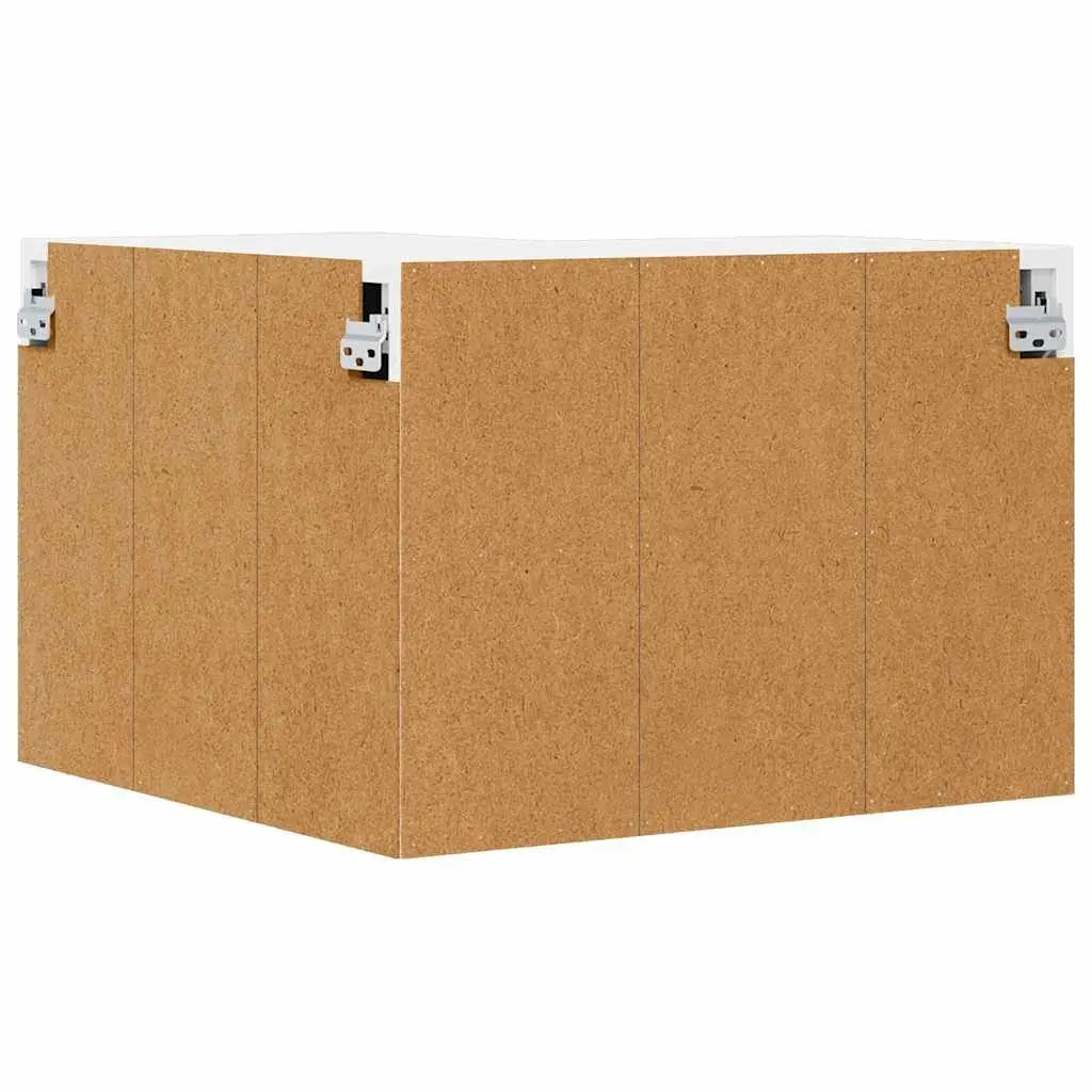 White Modern Hanging Kitchen Cabinet with Durable Build