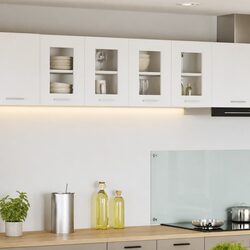Durable White Modern Hanging Kitchen Cabinet