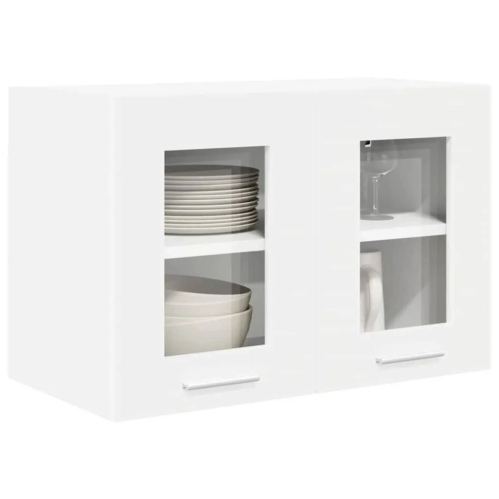 White Modern Hanging Kitchen Cabinet