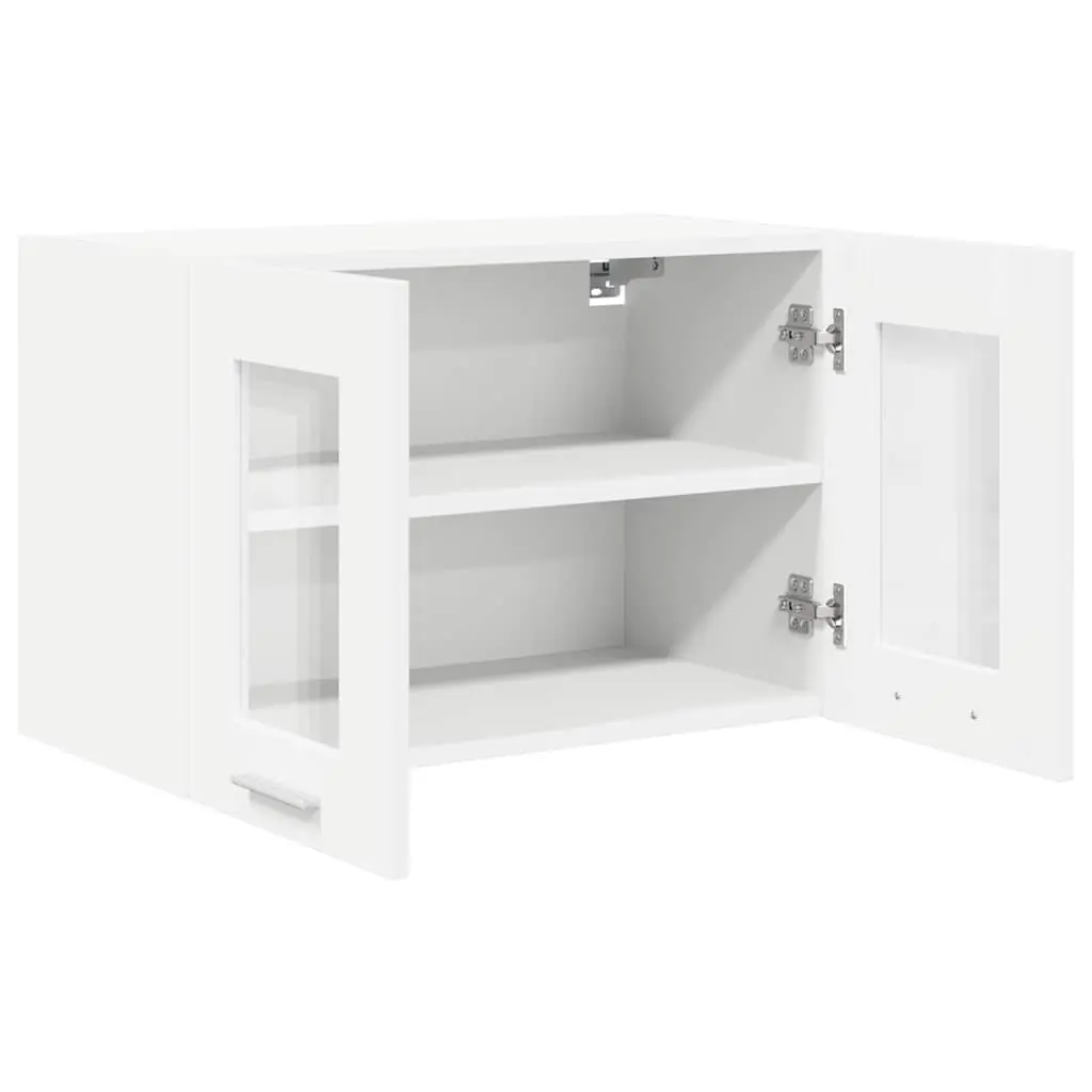 White Modern Hanging Kitchen Cabinet