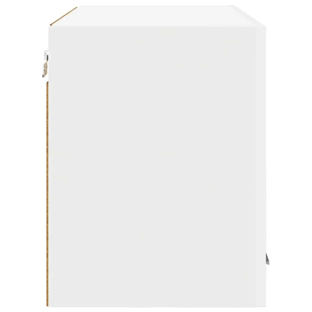 White Modern Hanging Kitchen Cabinet