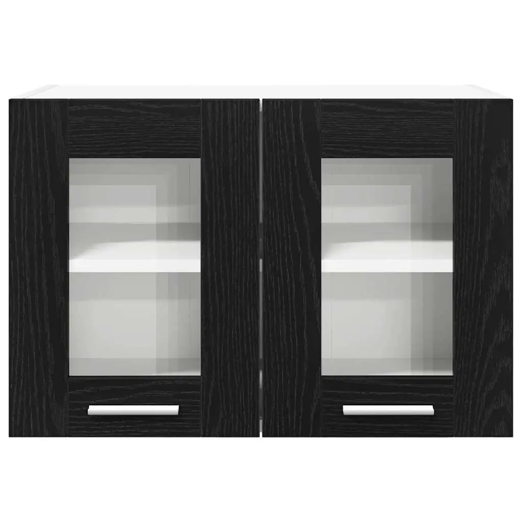 Hanging Kitchen Cabinet Engineered Wood 60x31x40cm Black Oak