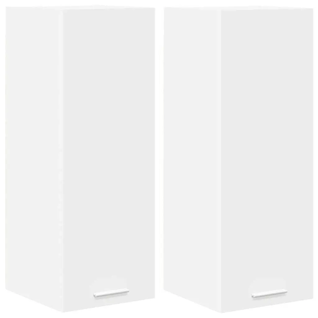 White Hanging Cabinet Set for Kitchen Storage