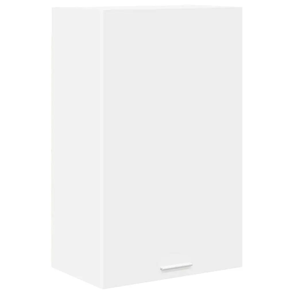 White Hanging Kitchen Cabinet with Door