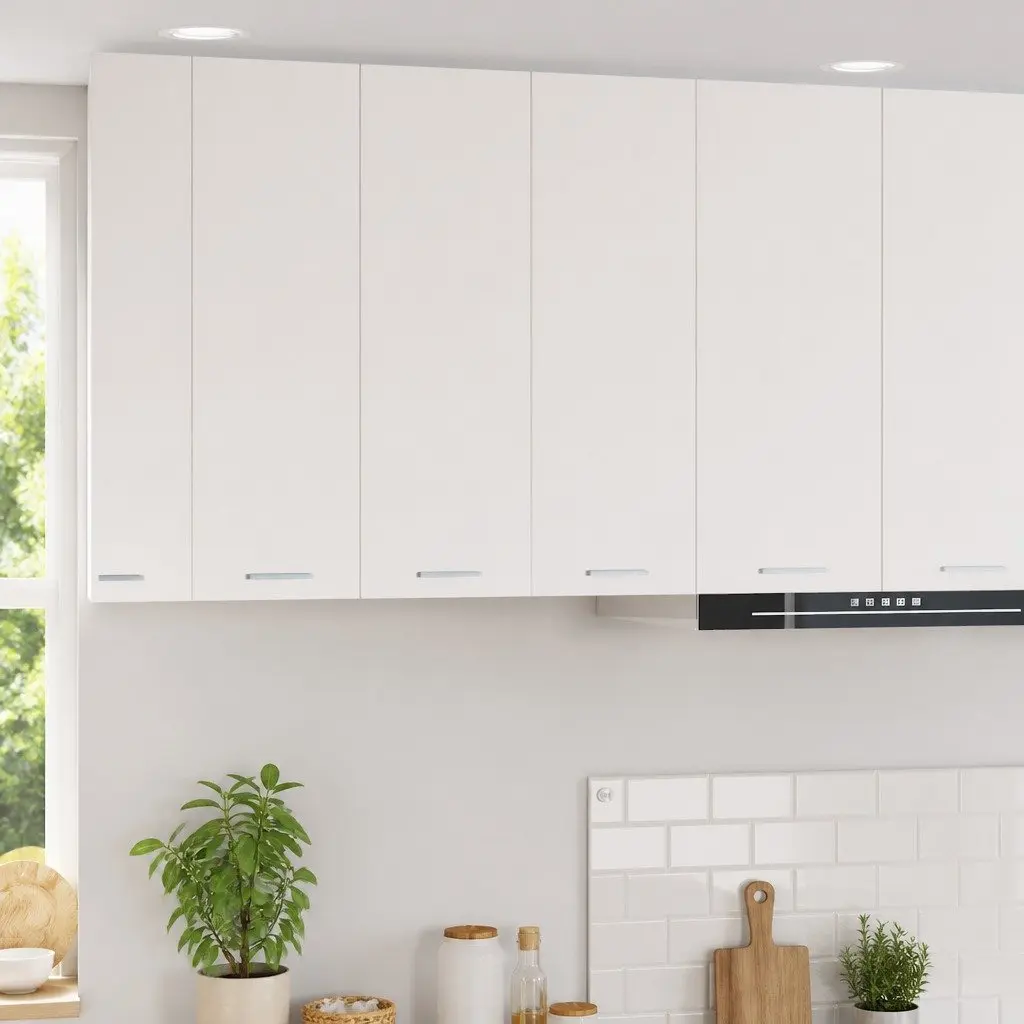 White Hanging Kitchen Cabinet for Organizing