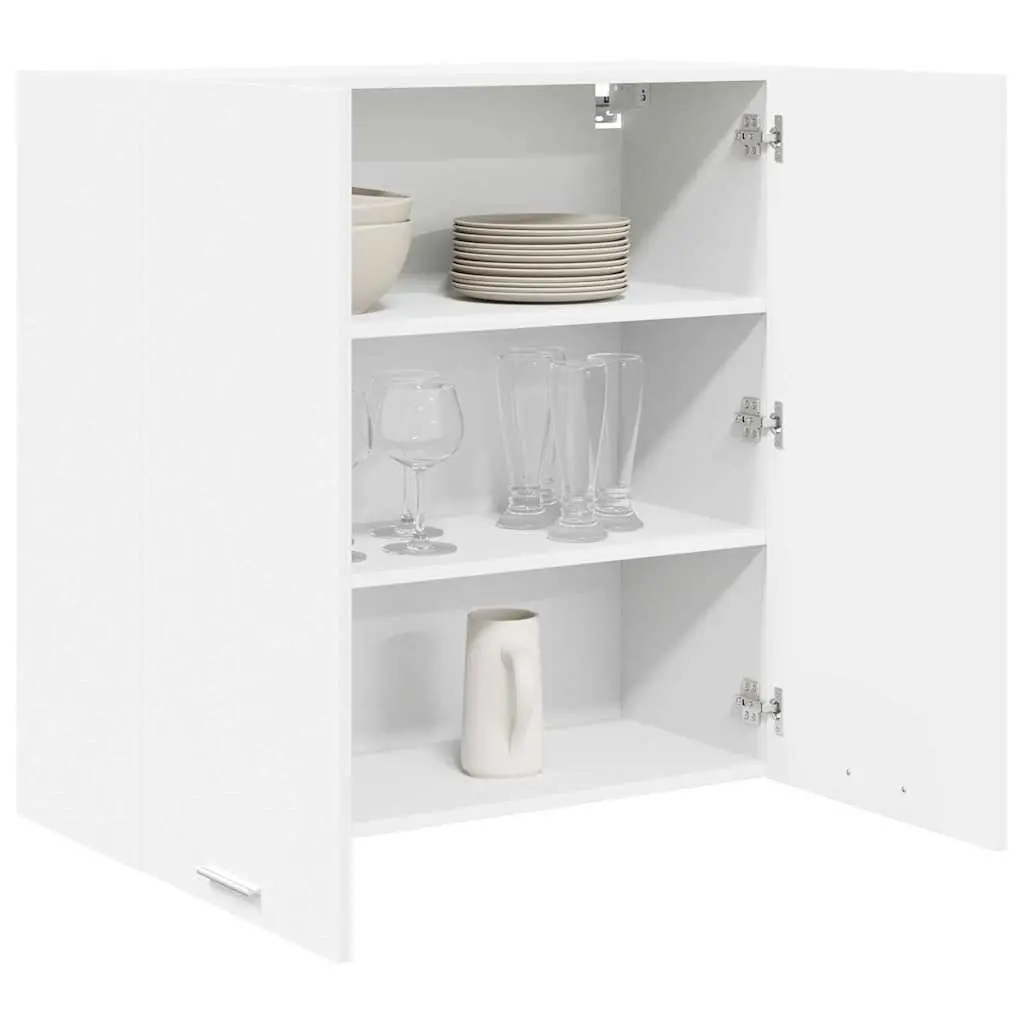 Hanging Kitchen Cabinet with Door, White 80x31x80cm