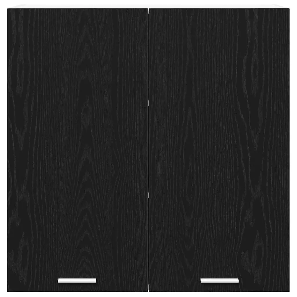 Black Oak Hanging Kitchen Cabinet 80x31x80cm