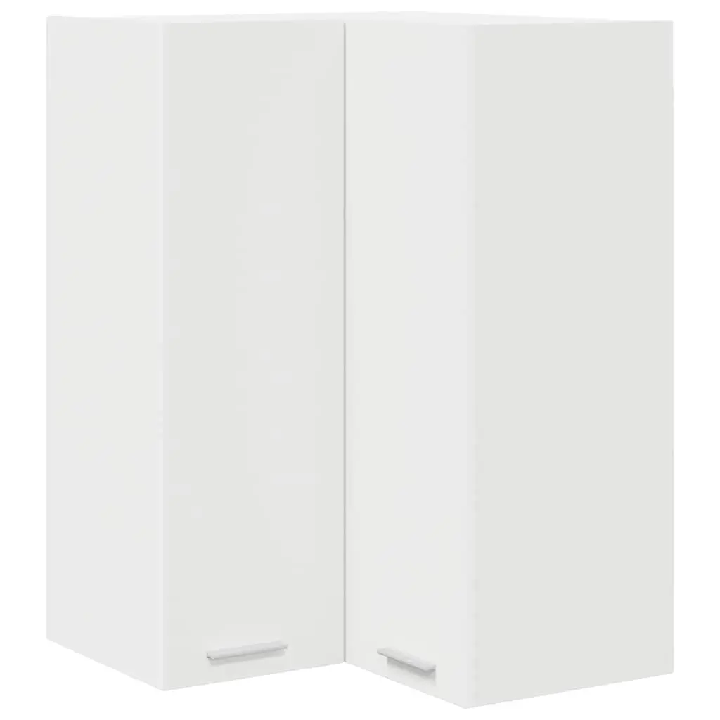 Wall-Mounted White Kitchen Storage Cabinet