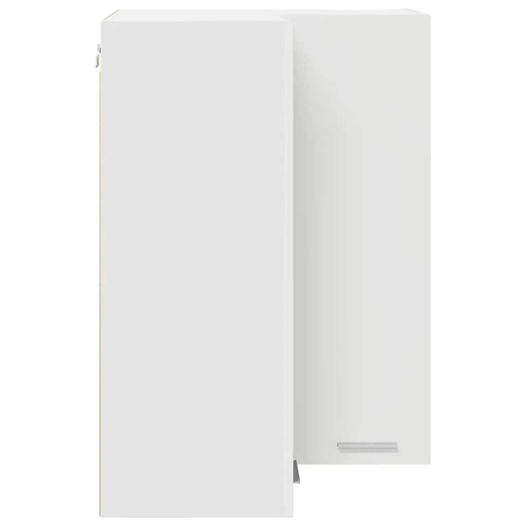 Wall-Mounted White Kitchen Storage Cabinet