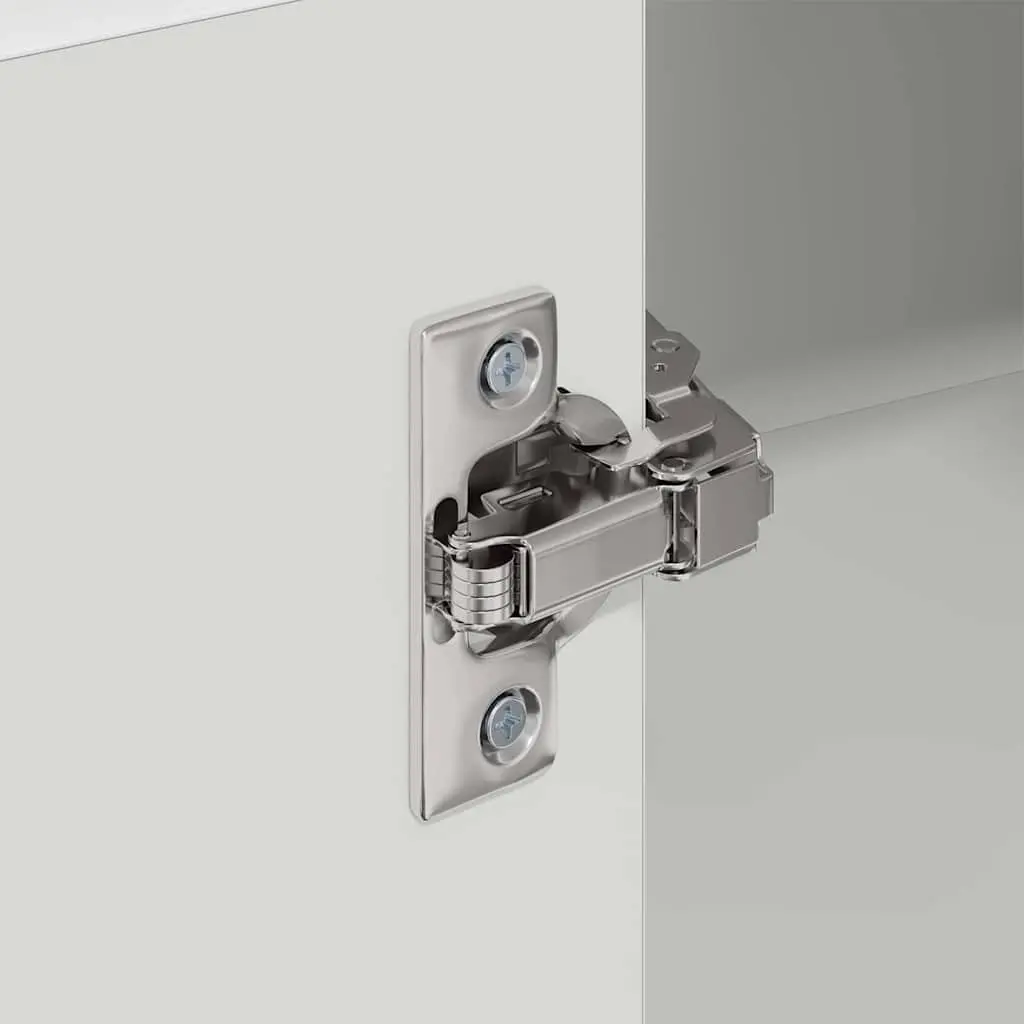 Wall-Mounted White Kitchen Storage Cabinet