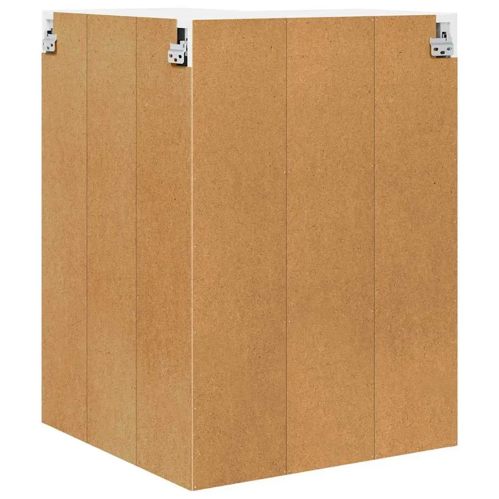 Hanging Kitchen Cabinet Engineered Wood 57x57x80cm Black Oak White