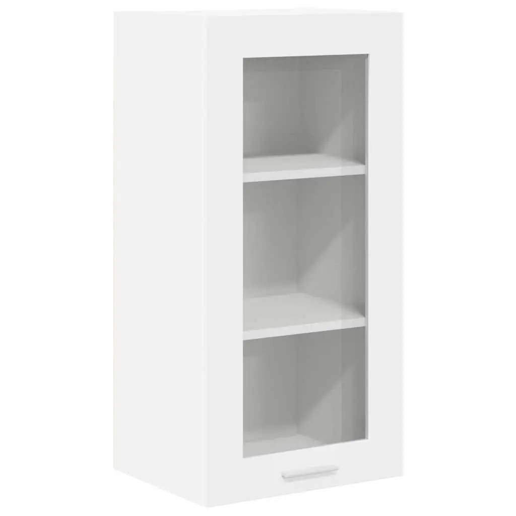 White Hanging Kitchen Cabinet for Organized Storage