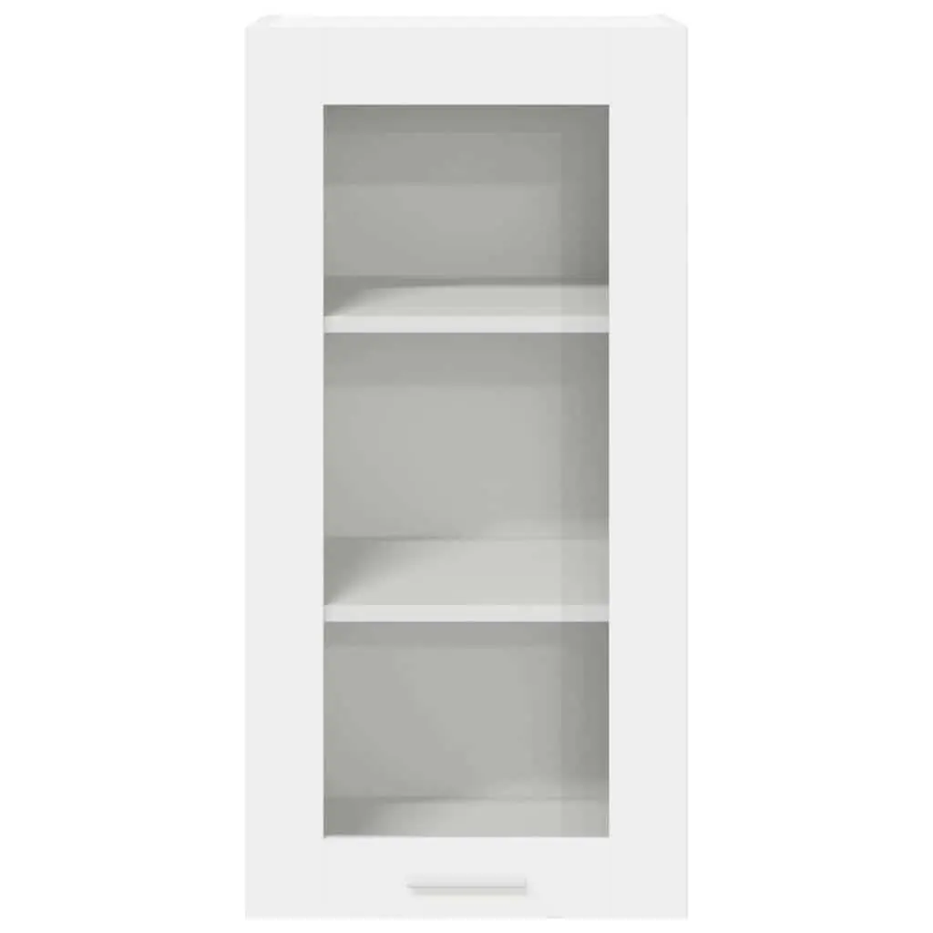 White Hanging Kitchen Cabinet for Organized Storage