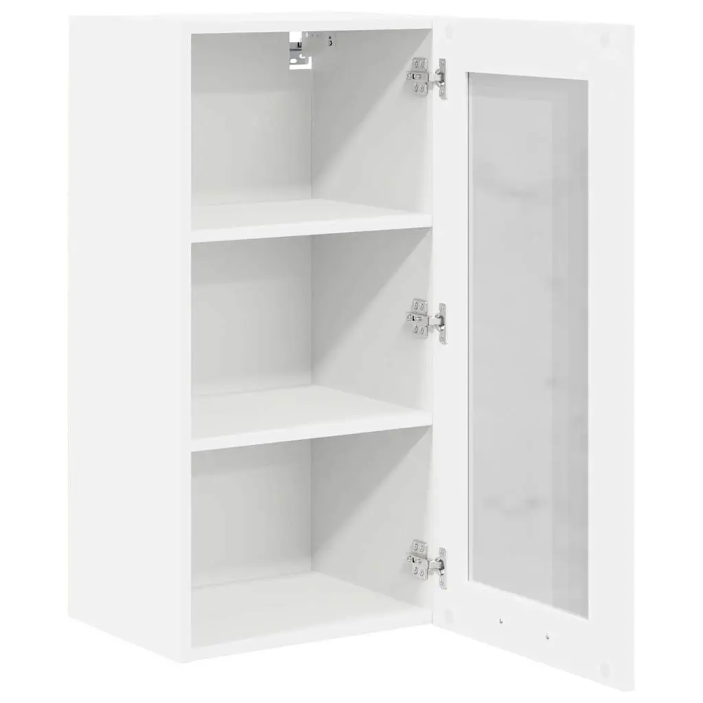 Hanging Kitchen Cabinet Engineered Wood 40 x 31 x 80 cm White 2 Piece