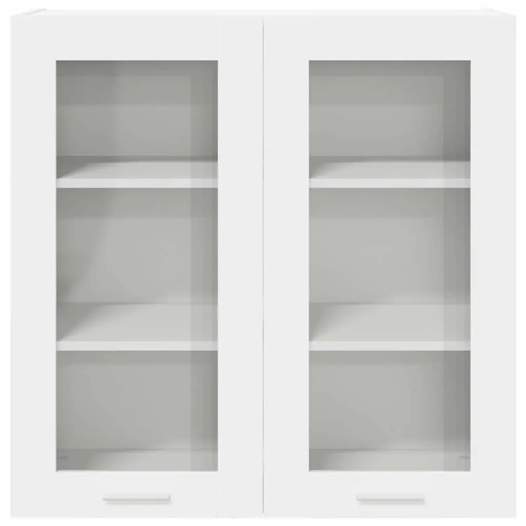 White Hanging Kitchen Cabinet with Door