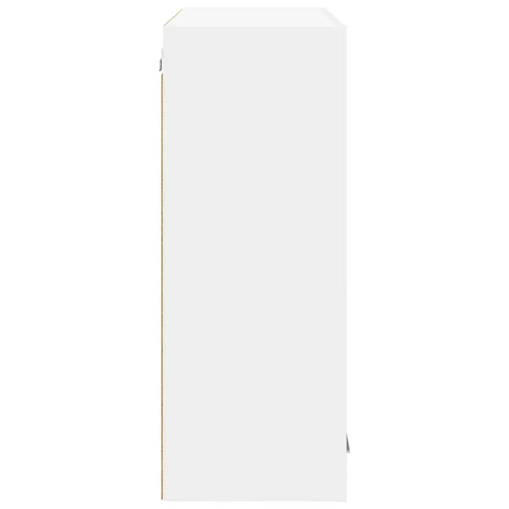 White Hanging Kitchen Cabinet with Door