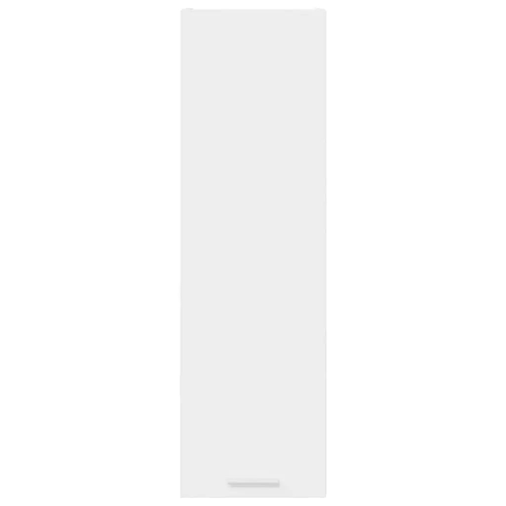 Hanging Kitchen Cabinet White Modern Storage Engineered Wood 30 x 31 x 100 cm
