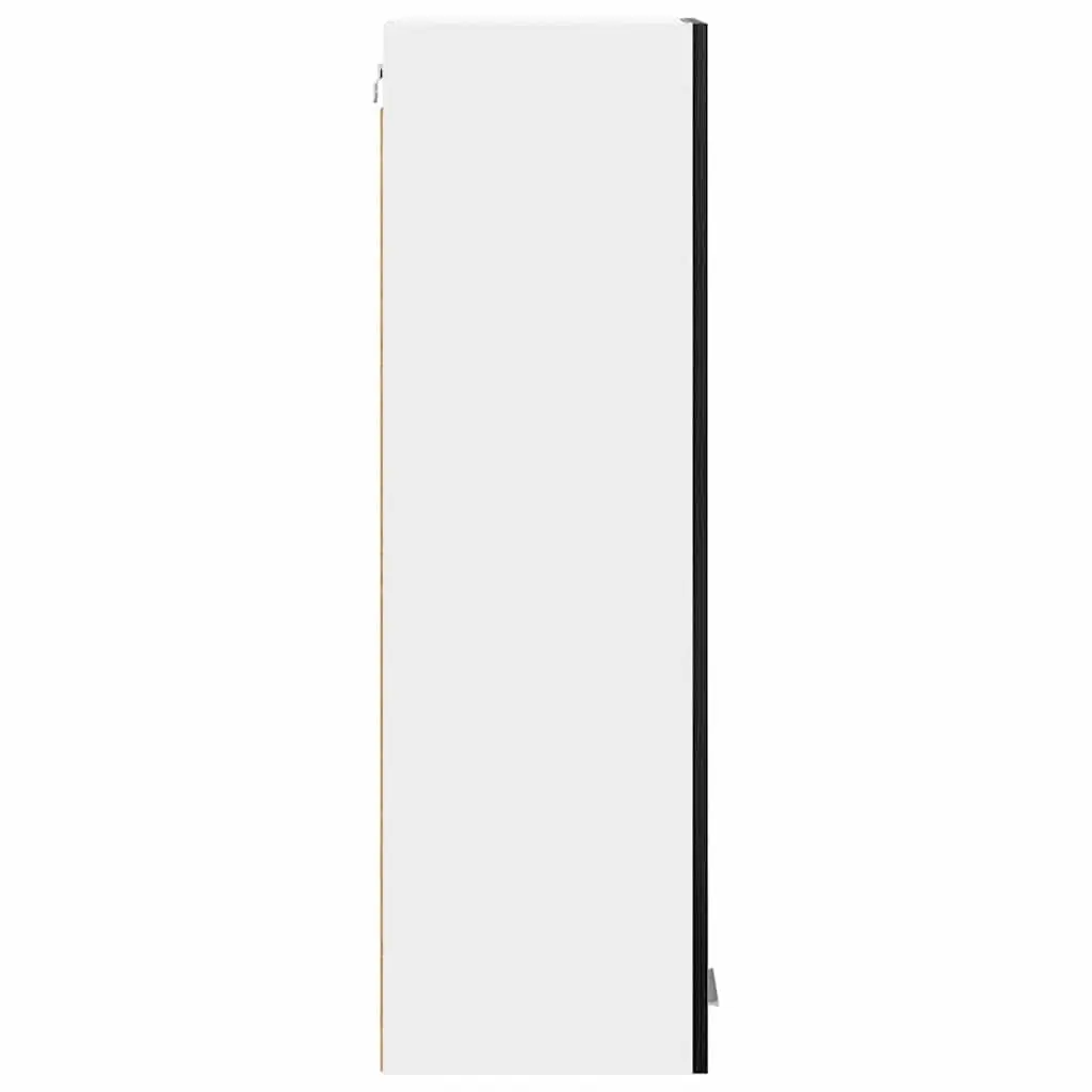 Black Oak Hanging Kitchen Storage Unit 30 x 31 x 100 cm