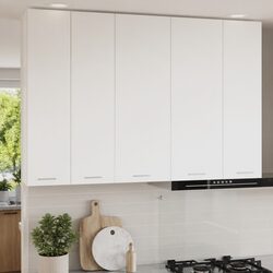 Premium White Hanging Kitchen Cabinet - Engineered Wood