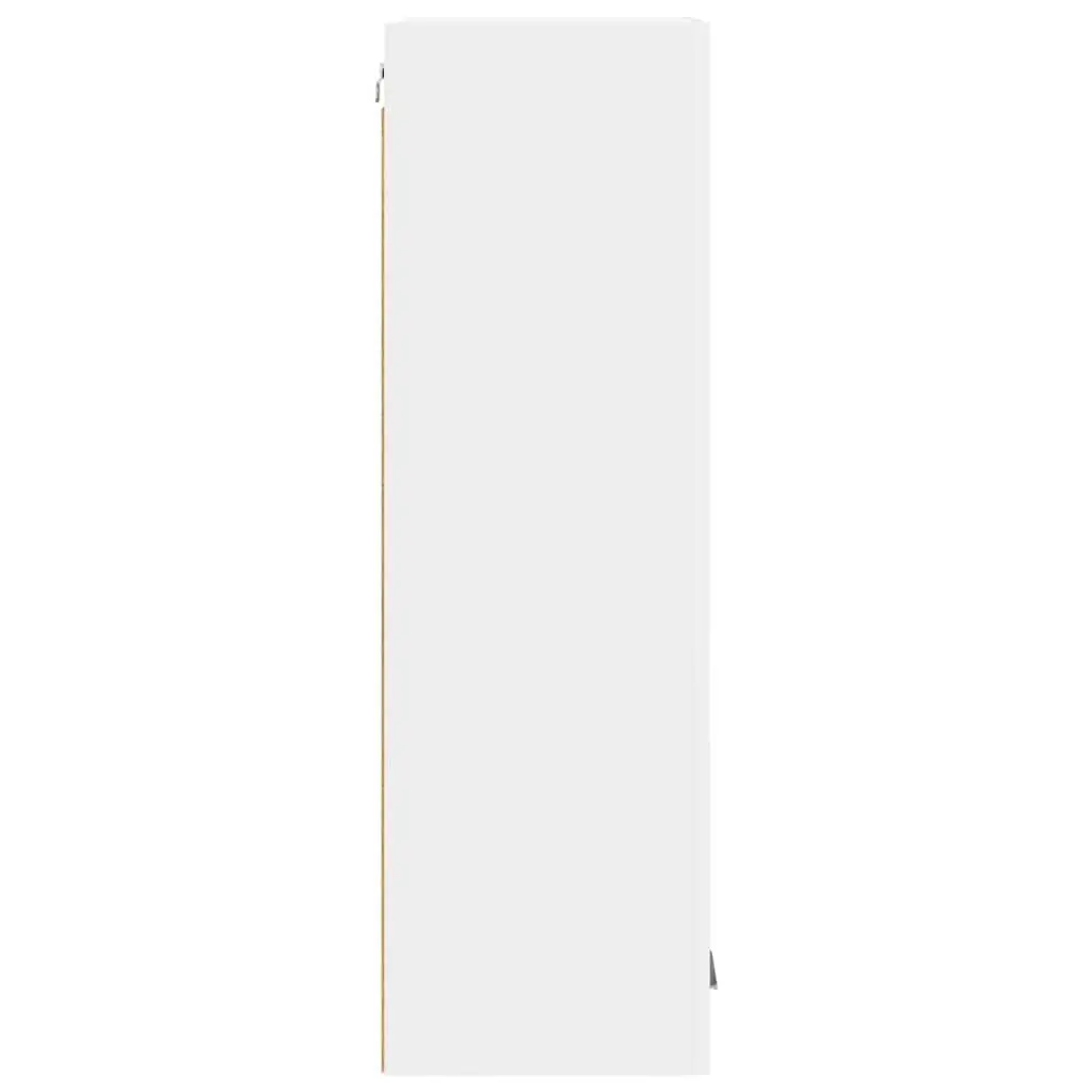 Hanging Kitchen Cabinet White Storage Engineered Wood 40 x 31 x 100 cm
