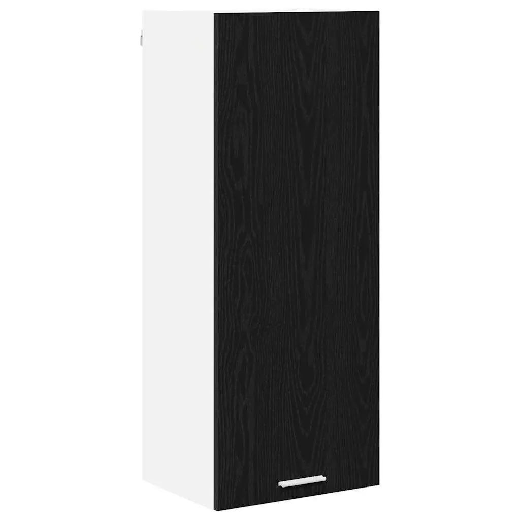 Hanging Kitchen Cabinet Engineered Wood 40 x 31 x 100 cm Black Oak