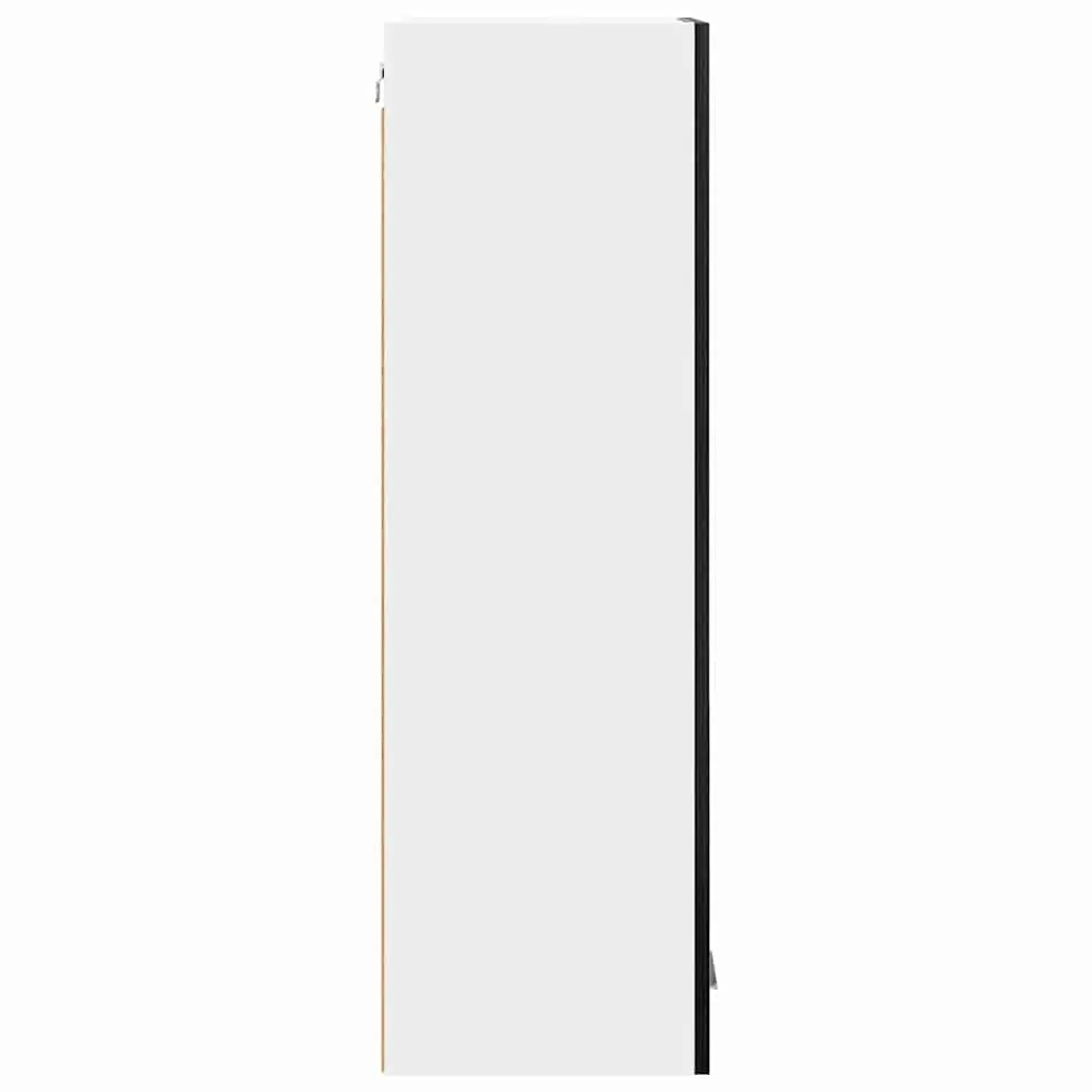 Hanging Kitchen Cabinet Engineered Wood 40 x 31 x 100 cm Black Oak